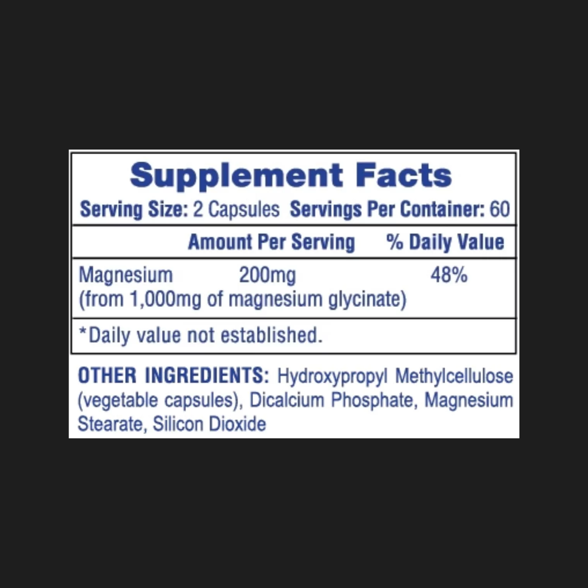 Magnesium Glycinate